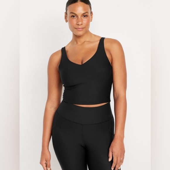 NWT! Black Light Support PowerSoft Longline Sports Bra 💛 - Picture 5 of 8